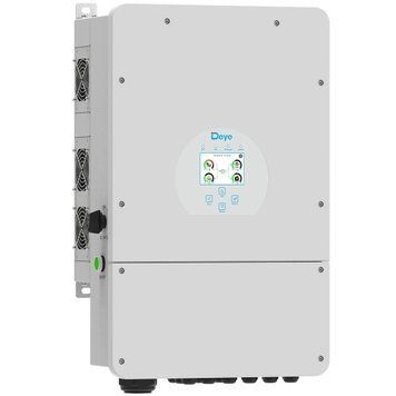 Гібридний сонячний інвертор Deye SUN-12K-SG02LP1-EU-AM3, 48 В, 12000 Вт, 1 фаза (безперебійник, UPS, ДБЖ) SUN-12K-SG02LP1-EU фото