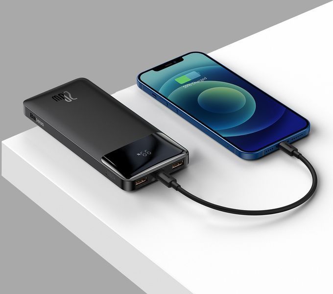 Повербанк Power Bank Baseus Bipow Digital Display 10000mAh 20W Black (PPDML-L01) PPDML-L01 фото