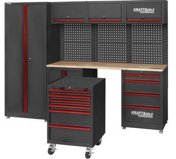 Комплект меблів для майстерні Kraft&Dele KD5860, набір меблів для гаража та майстерні KD5860 фото