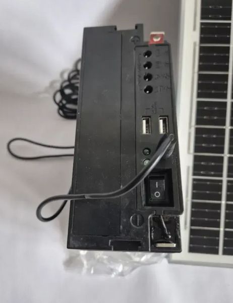 Автономний сонячний комплект для електропастуха 12V MF1420 (панель 20W, АКБ 12Ah, 3 LED лампи, 3&times;USB) MF1420 фото