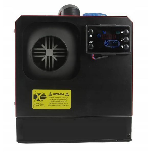 Автономний дизельний обігрівач для автомобіля та приміщень WEBASTO 8 Kwt 12V-220V Kraft&Dele KD11780 KD11780 фото