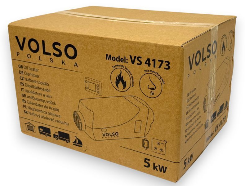 Автономный дизельный обогреватель 5kw VOLSO VS 4173 12v/24v VS 4173 фото