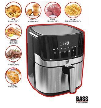 Мультипіч ,аерофритюрниця з сенсорною панеллю 6,5 л 2200Вт Bass Polska BH 10875 BH 10875 фото