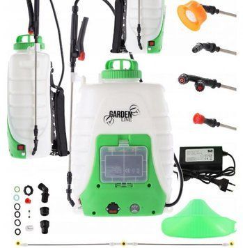 Обприскувач садовий акумуляторний ранцевий GardenLine AOK1657 18 л 12 В 8 А&middot;год AOK1657 фото