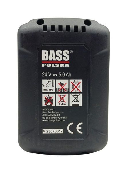Акумулятор 5,0 Ач для інструментів на 24 В Bass Polska 5836 5836 фото