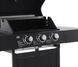 Гриль-барбекю газовый на 3 горелки 8,1 кВт GardenLine BBQ8076 чугунные решетки, складные столики, редуктор. BBQ8076 фото 3