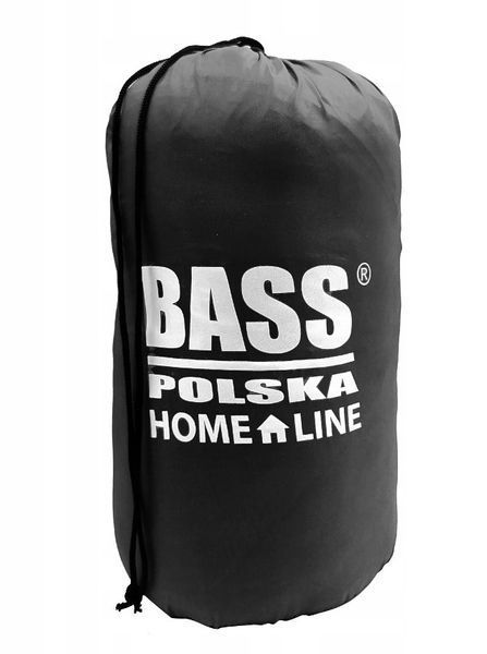 Спальный мешок с капюшоном,туристическое одеяло 2 в 1 Bass Polska BH 41999 черный BH 41999 фото