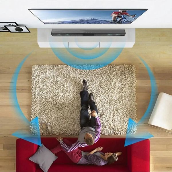 Звуковая панель,колонки,саундбар BS28E с RGB-подсветкой и пультом 20 Вт (Soundbar) Акустика для ТВ или ПК BS28E фото