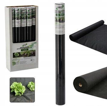 Агротканина проти бур'янів та для мульчування 50 Г/М2 чорна 1 Х 30 М GardenLine AGO2180 AGO2180 фото