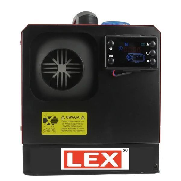 Автономный дизельный обогреватель LEX LXOH12KW 12 кВт для авто, кемперов, строительной техники, прицепов и помещений LXOH12KW фото
